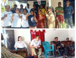 Antusias Warga Menyambut Kedatangan Cabup Vico Amalo di Pulau Usu