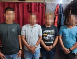 Diduga jual Cat Tembok Palsu,Polres Rote Ndao Ringkus 4 Orang Warga Wonosobo
