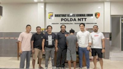 Usai Tabrak Lari dan Kabur,DPO Berinisial IMB Berhasil diringkus Resmob Polres Rote Ndao dan Polda NTT