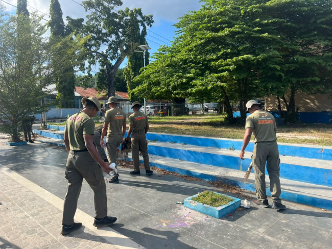 Dukung GNI ASRI, Personel Kompi 3 Batalyon A Pelopor Gelar Aksi Bersih di Kota Ba'a 2 IMG 20260606 WA0015