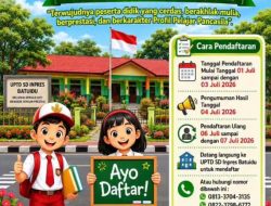 UPTD SD Inpres Batuidu Buka Pendaftaran Murid Baru Tahun Ajaran 2026/2027, Catat Tanggal dan Syaratnya!