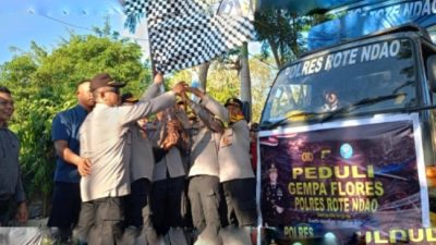 Bantu Korban Gempa Flores, Kapolres Rote Ndao Salurkan Bantuan Rp.50 Juta Lebih 10 1001562069