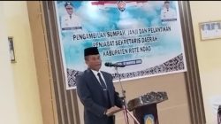 Lantik Pj Sekda, Bupati Rote Ndao Pesan : Tingkatkan Pelayanan Publik, Jangan Reaktif Terhadap Kritik