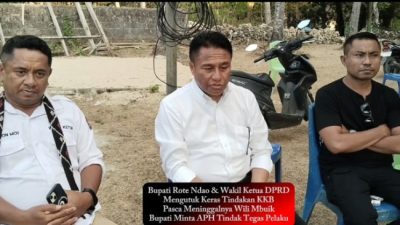 Bupati Rote Ndao Mengecam Keras Tindakan KKB Pasca Meninggal Wili Mbuik