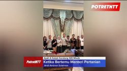Ayah dan Kakak Kandung Wili Mbuik Bertemu Menteri Pertanian Andi Ambran Sulaiman