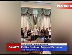 Ayah dan Kakak Kandung Wili Mbuik Bertemu Menteri Pertanian Andi Ambran Sulaiman