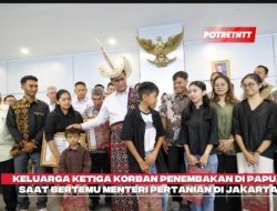 Peduli Terhadap Keluarga ASN yang Gugur di Papua, Minto Mbuik di Pekerjakan di Perum Bulog Usai Bertemu Mentan