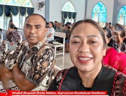 Ibadah Bersama Jemaat Paulus Ndao Nuse, Apremoi Dethan Minta Doakan Bupati Rote Ndao