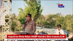 Open Kejurda Grasstrack,Kapolres Rote Ndao Pesan Agar Peserta Jaga Sportifitas Hindari Kecurangan
