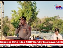 Open Kejurda Grasstrack,Kapolres Rote Ndao Pesan Agar Peserta Jaga Sportifitas Hindari Kecurangan