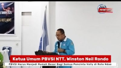 Winston Rondo Sebut, Apremoi Dethan Perempuan Pertama di NTT Jadi Ketum PBVSI