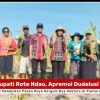 Wakil Bupati Rote Ndao Panen Raya Sorgum Dua Hektare di Pantai Baru